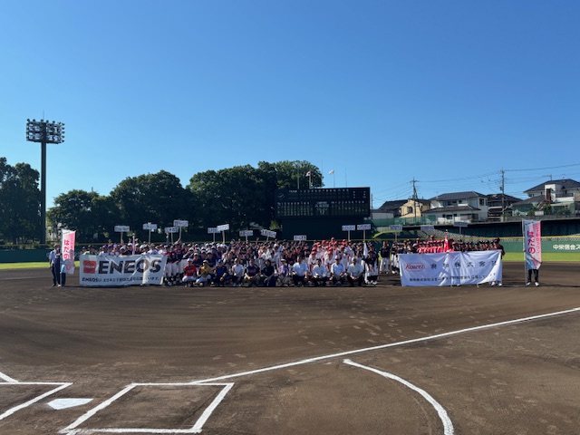 女子中学生硬式野球選手権大会集合写真