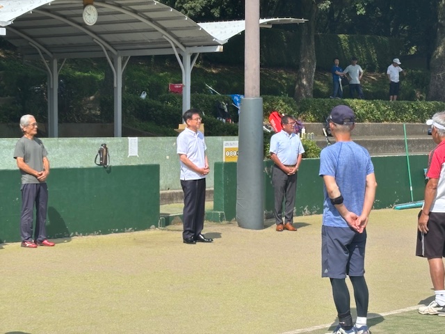 テニス協議地区対抗戦開会式挨拶