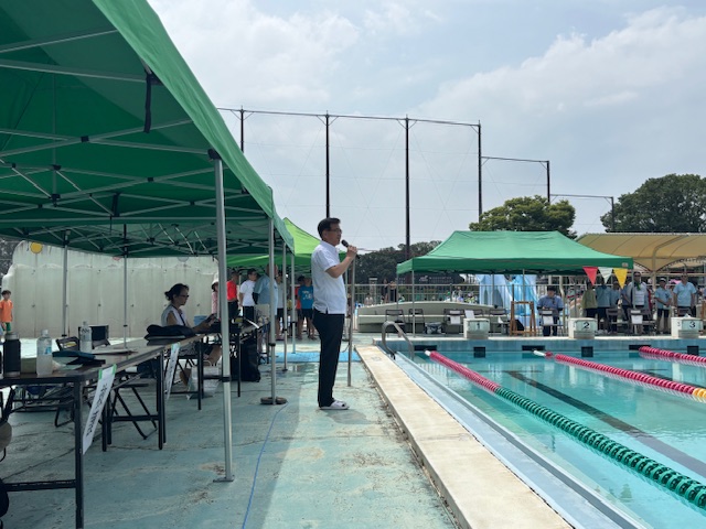 水泳競技大会開会式